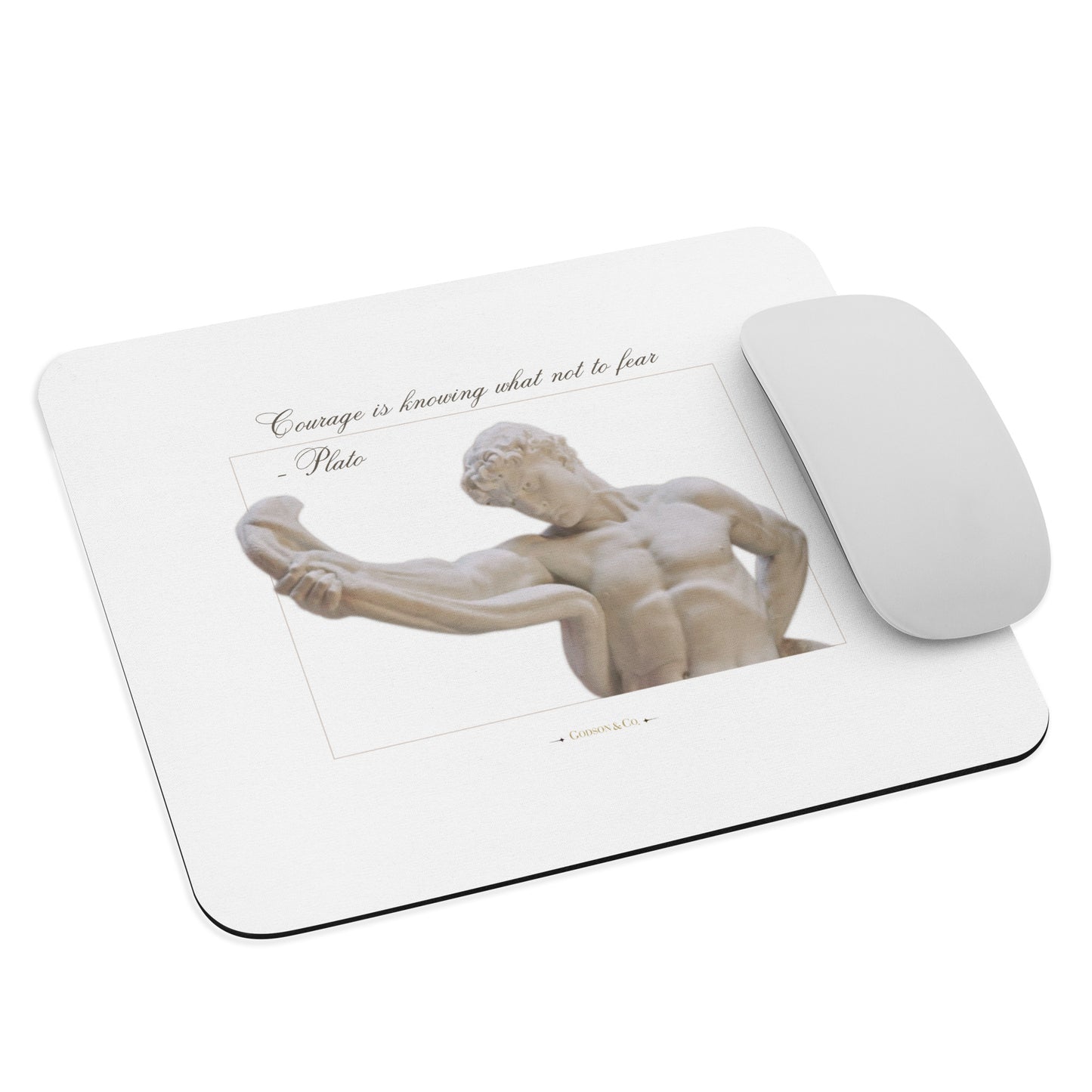 About Courage Sleek Mouse Pad
