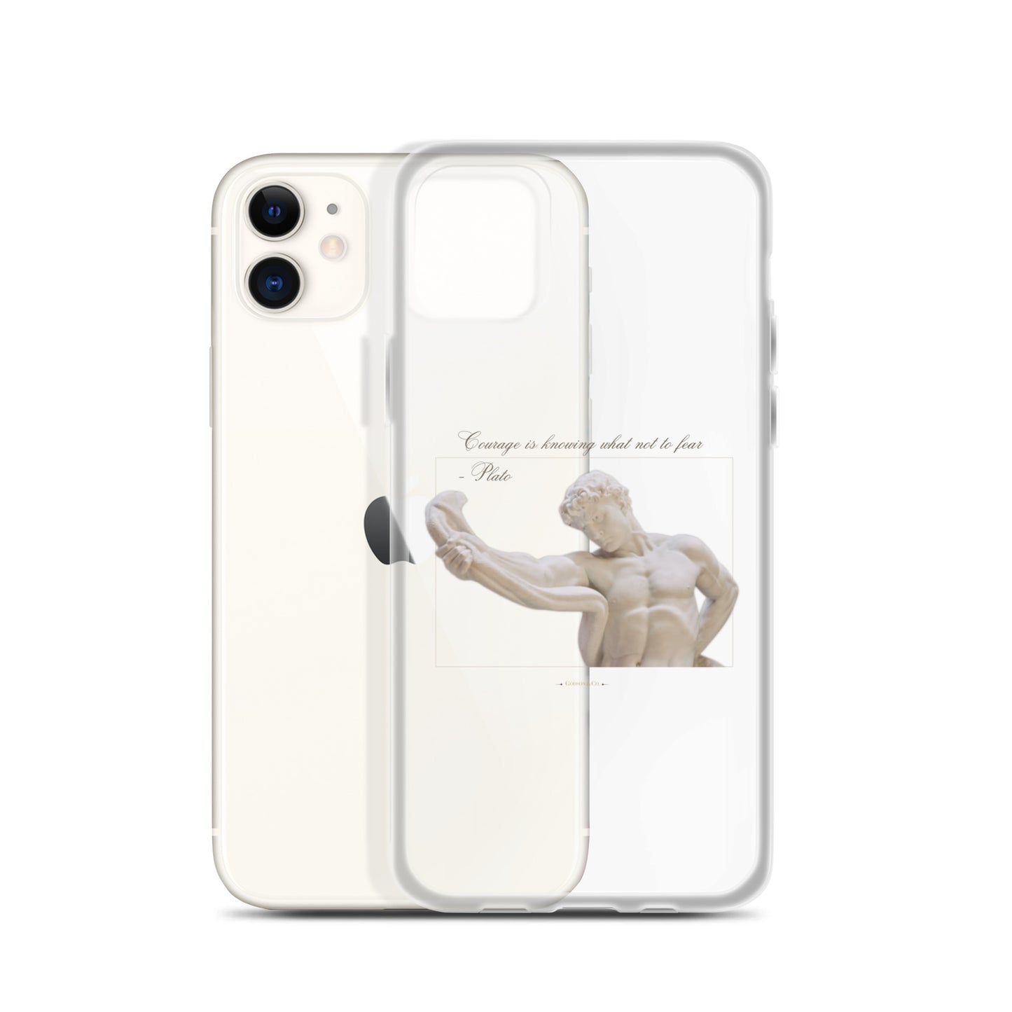 About Courage Clear Case for iPhone®