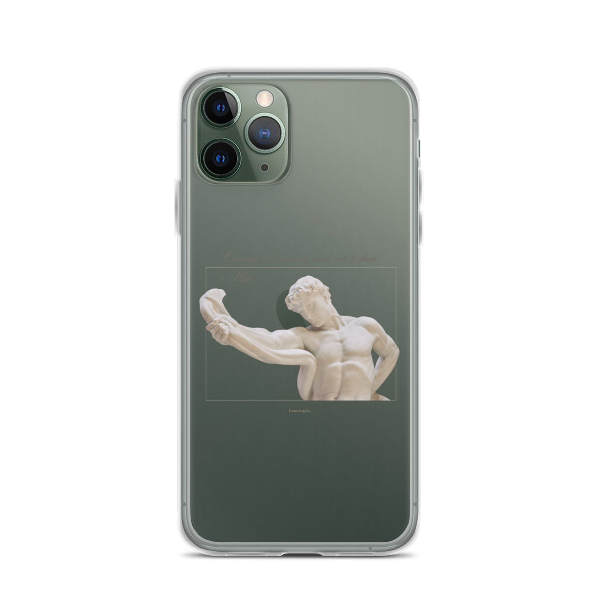 About Courage Clear Case for iPhone®