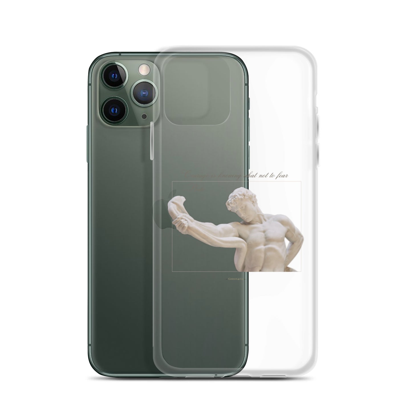 About Courage Clear Case for iPhone®