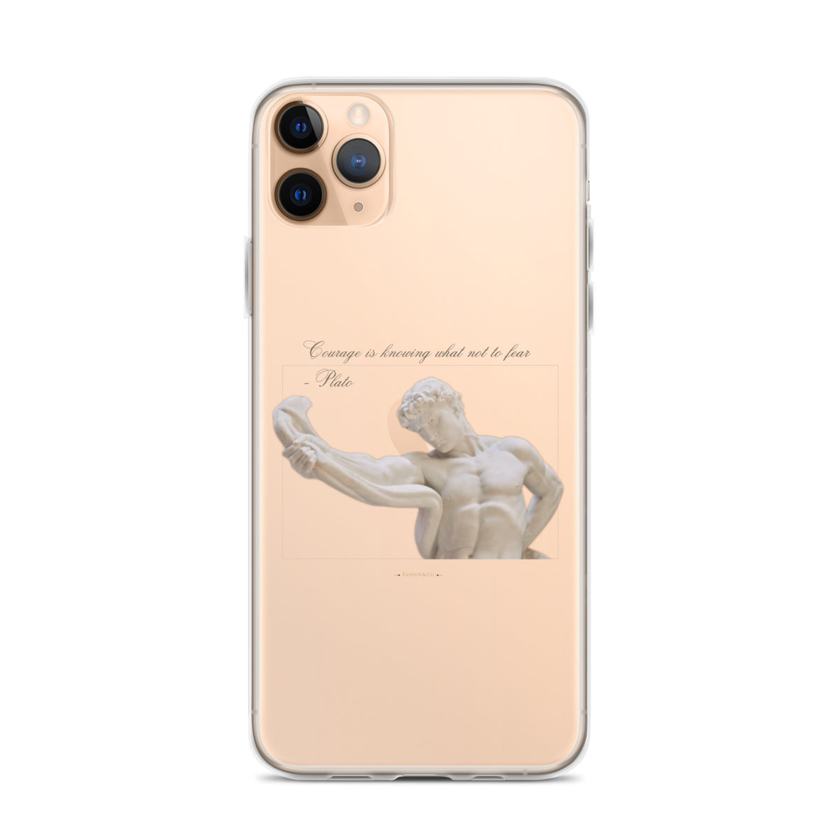 About Courage Clear Case for iPhone®
