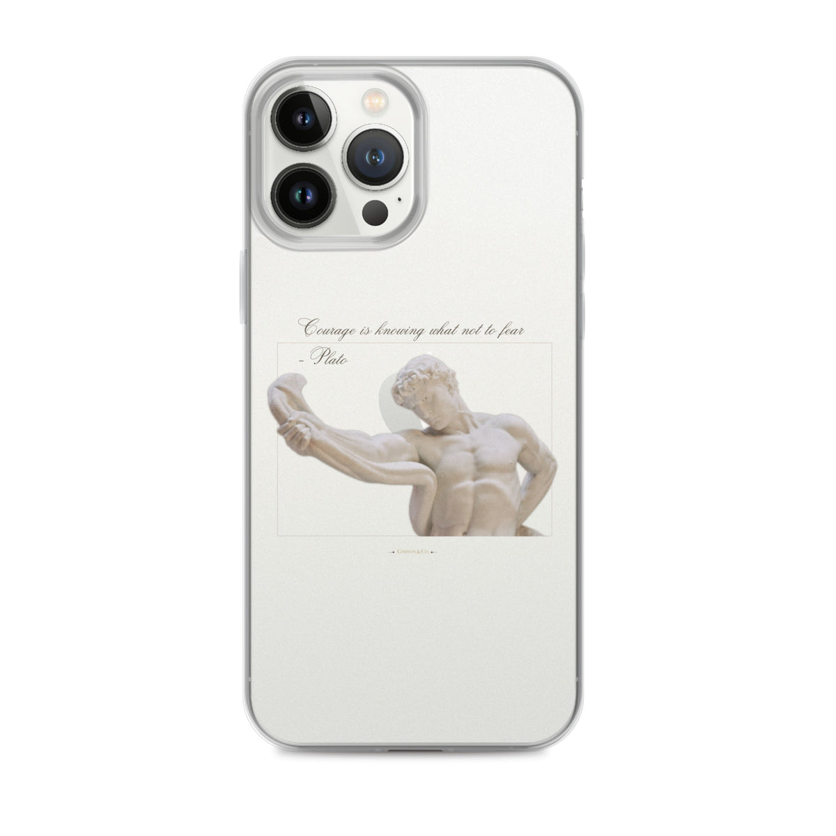 About Courage Clear Case for iPhone®