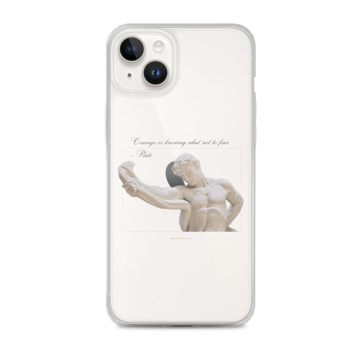 About Courage Clear Case for iPhone®
