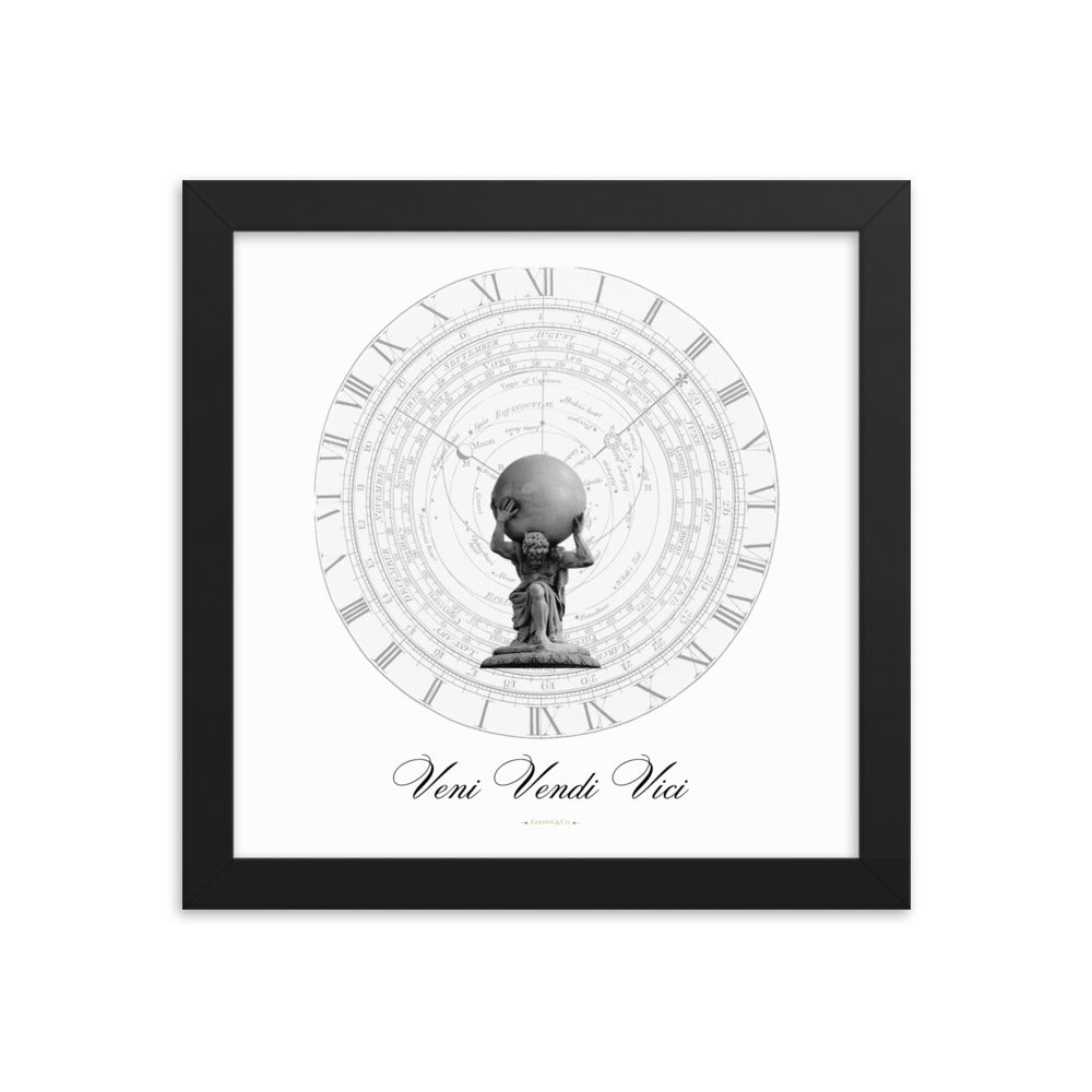 The World is Yours Premium Framed Poster