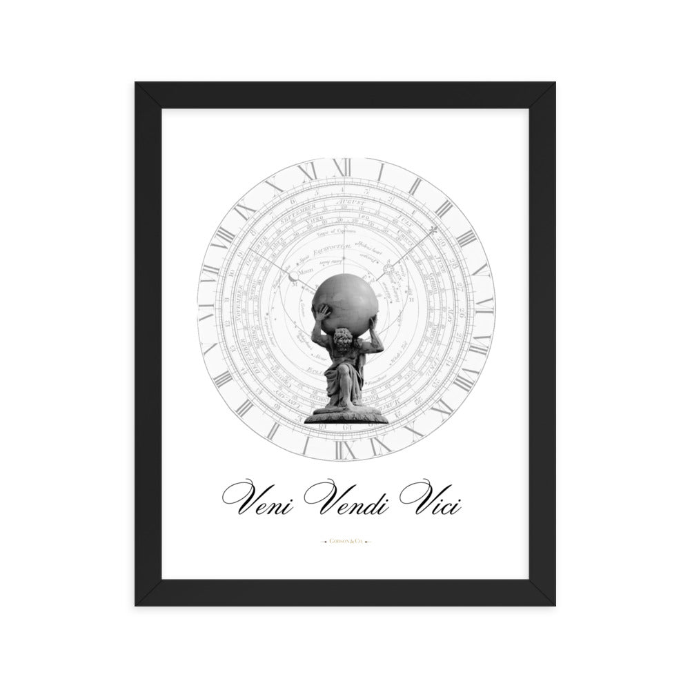 The World is Yours Premium Framed Poster