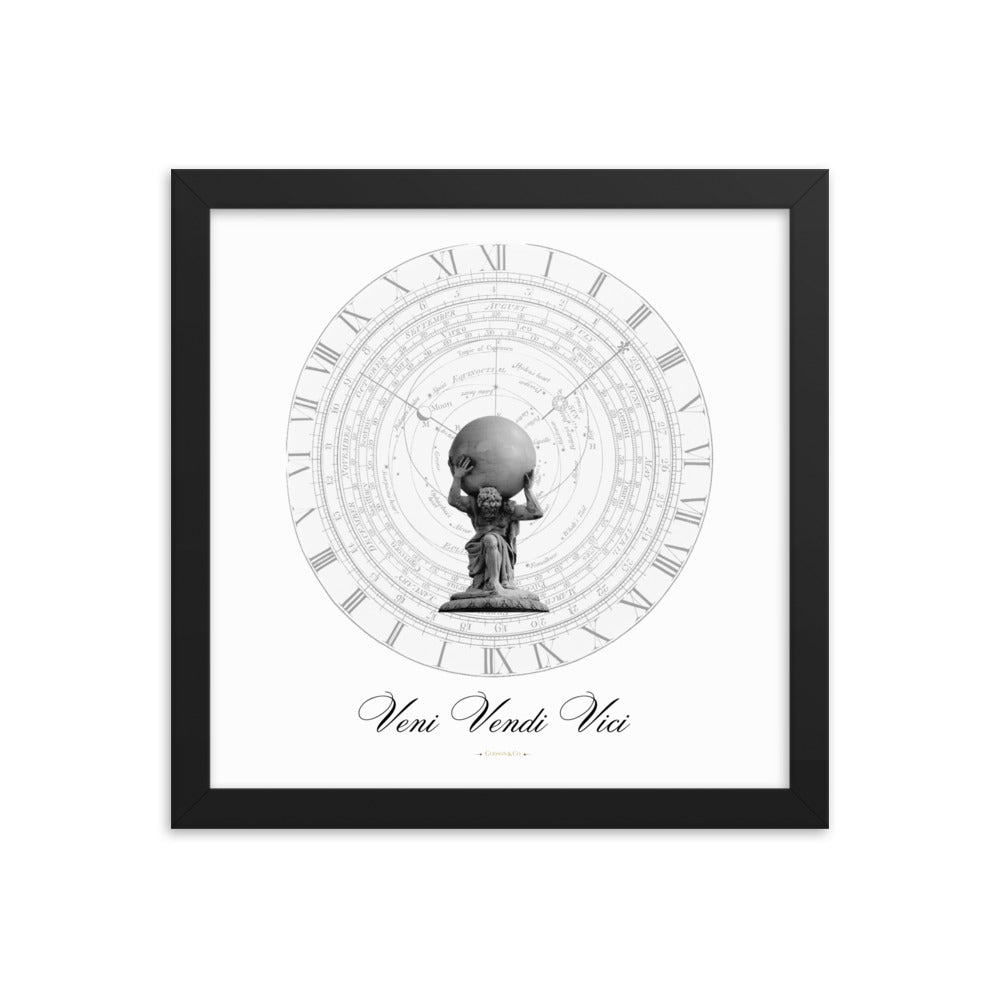 The World is Yours Premium Framed Poster