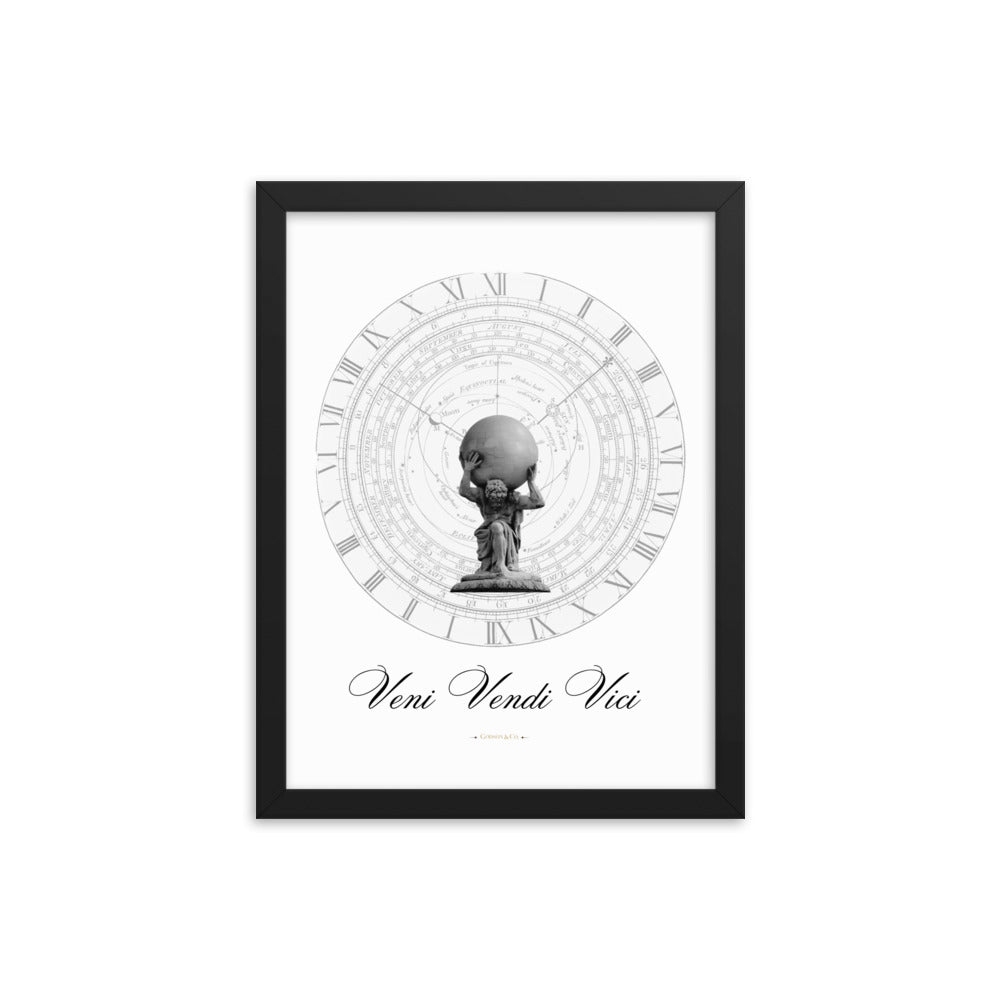The World is Yours Premium Framed Poster