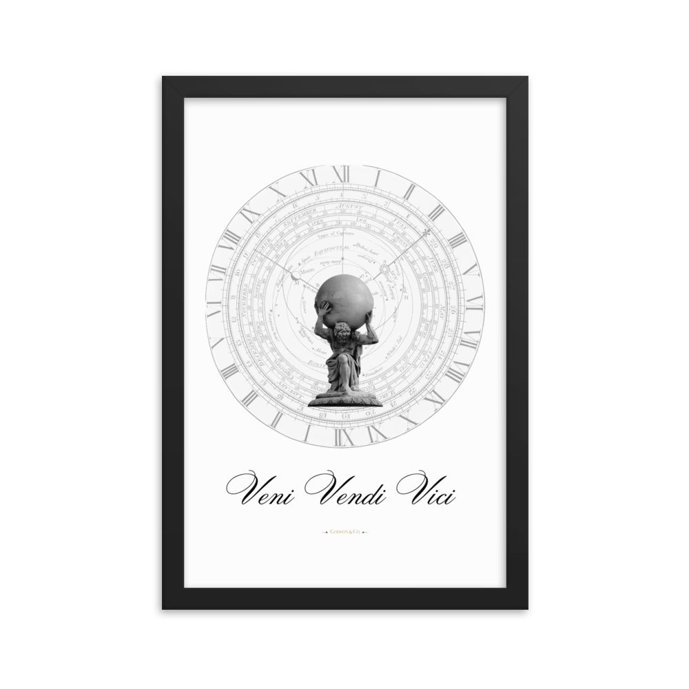 The World is Yours Premium Framed Poster