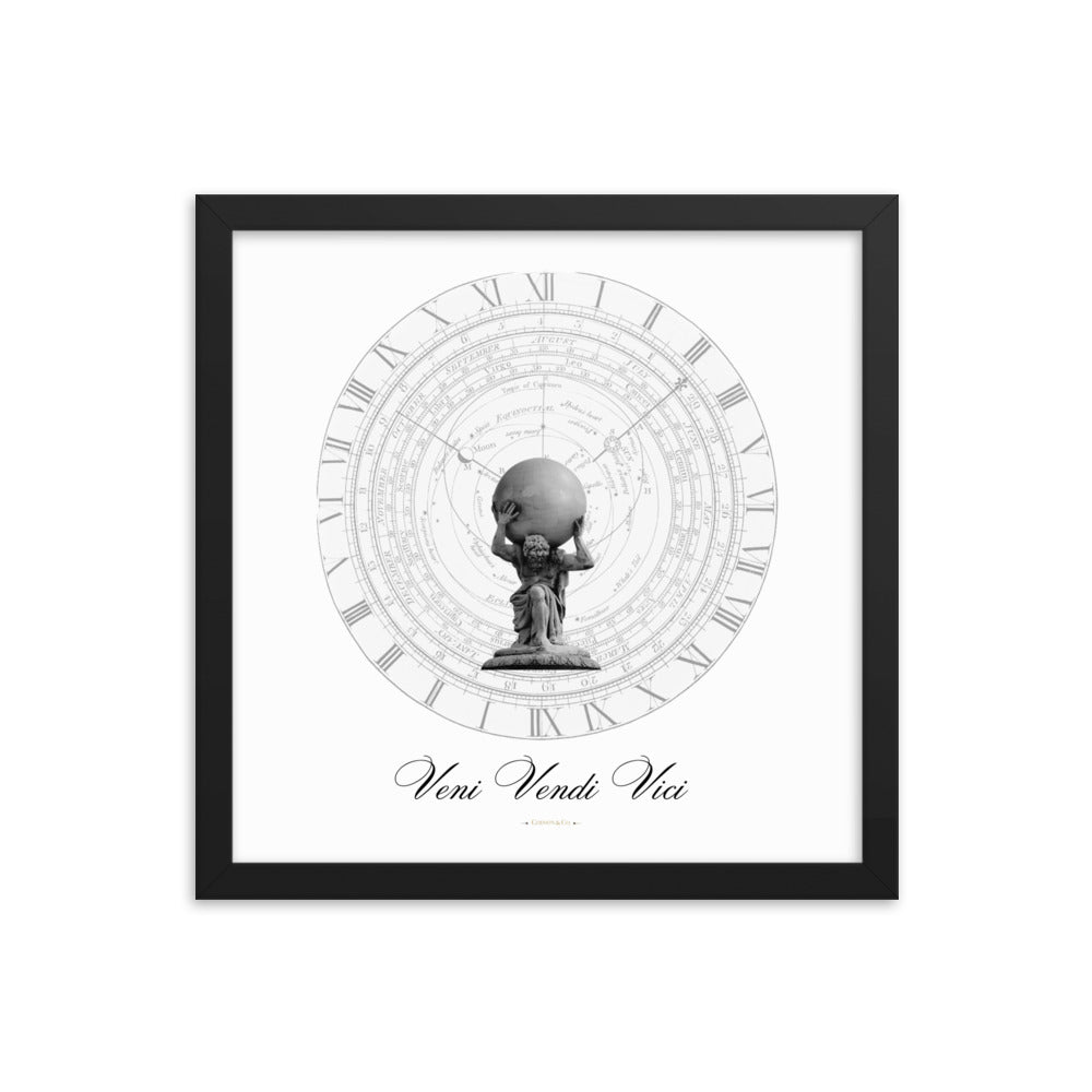 The World is Yours Premium Framed Poster