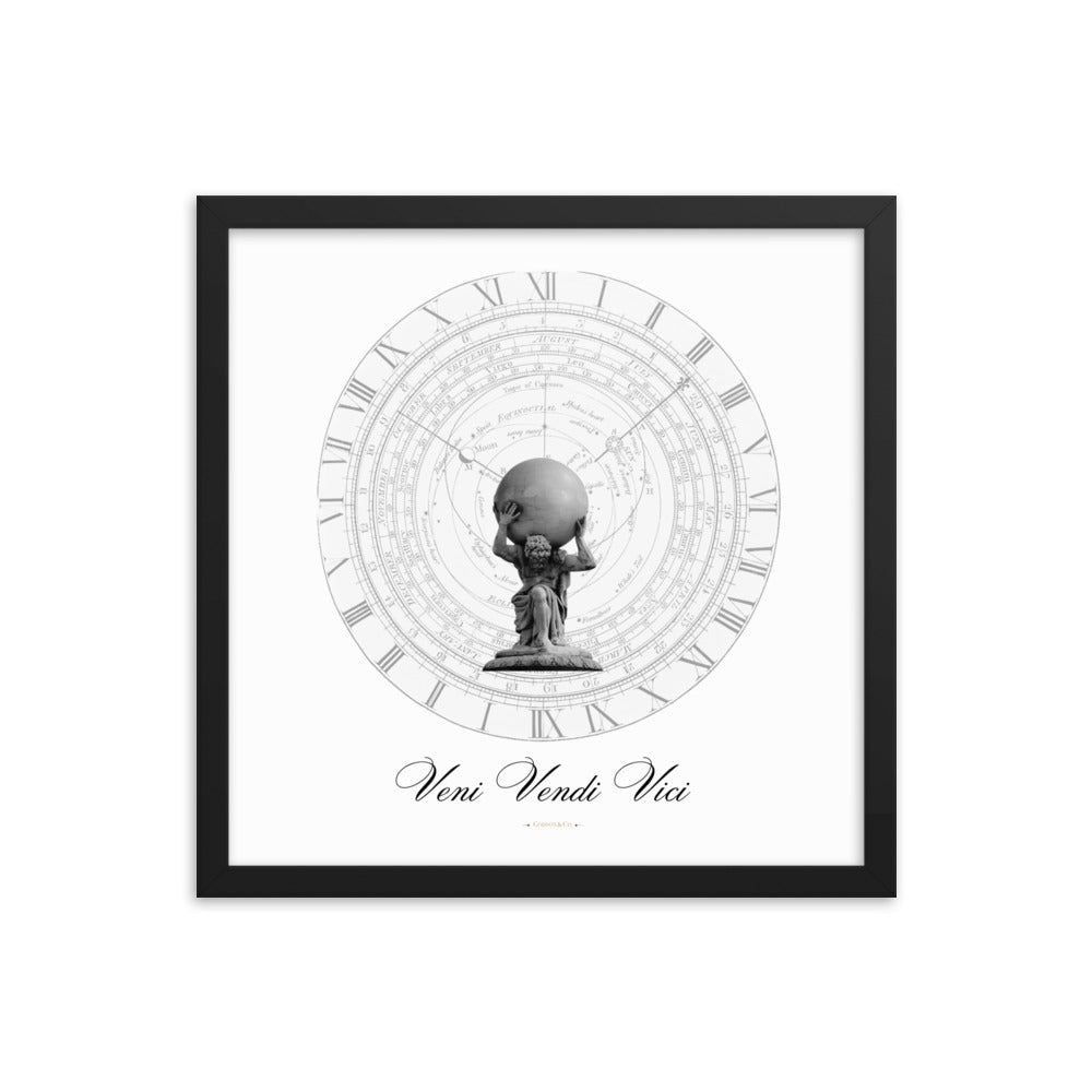 The World is Yours Premium Framed Poster