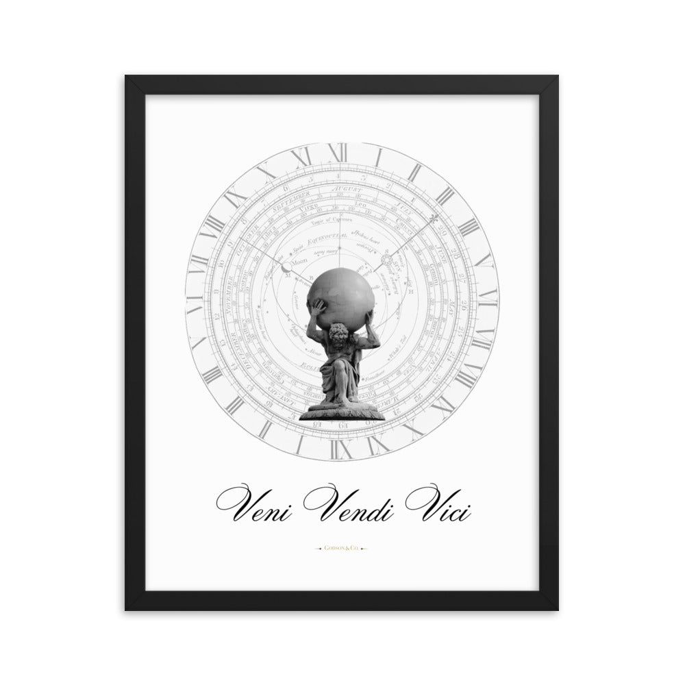 The World is Yours Premium Framed Poster