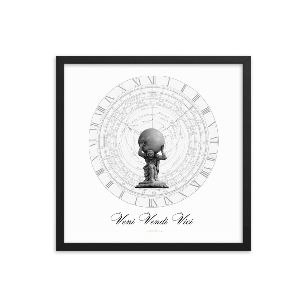 The World is Yours Premium Framed Poster