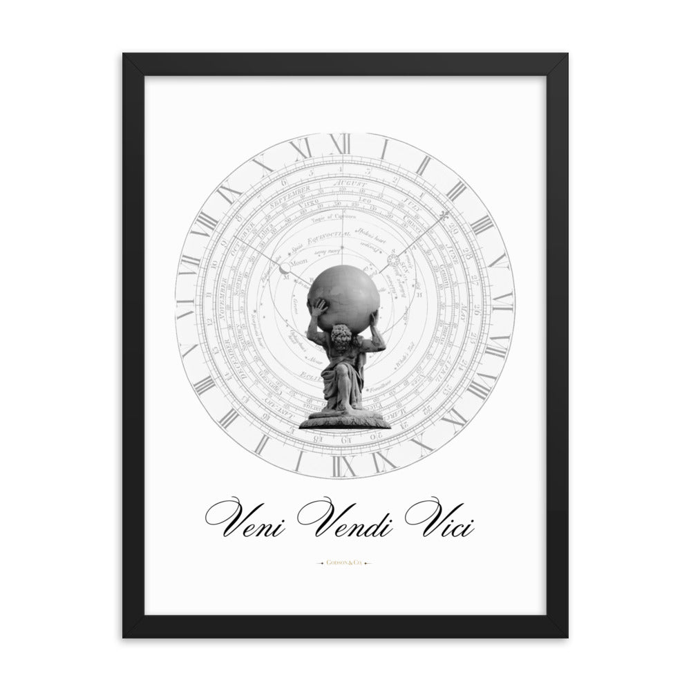 The World is Yours Premium Framed Poster