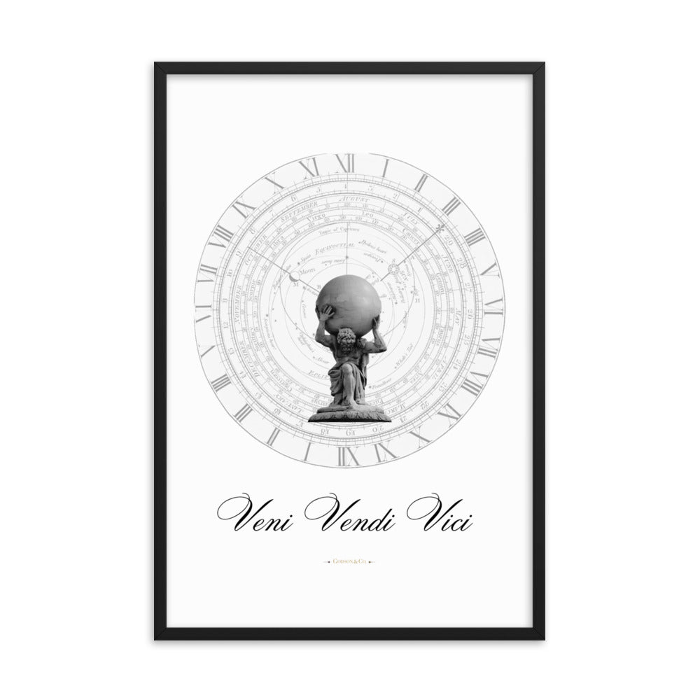 The World is Yours Premium Framed Poster