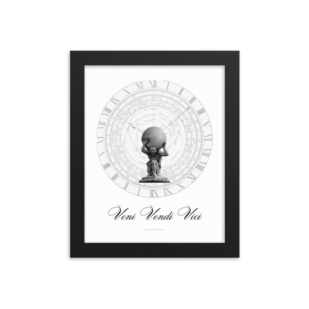 The World is Yours Premium Framed Poster