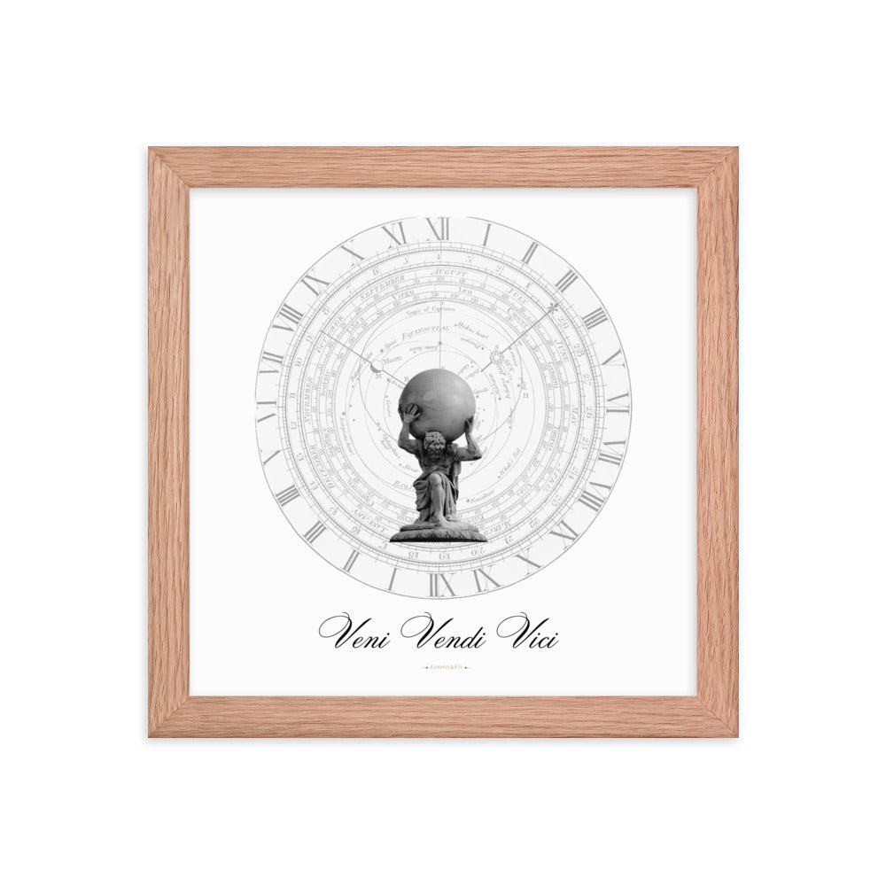 The World is Yours Premium Framed Poster