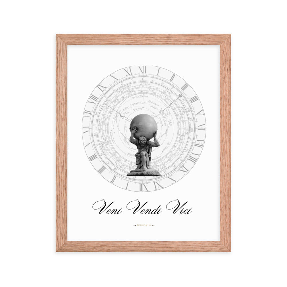 The World is Yours Premium Framed Poster