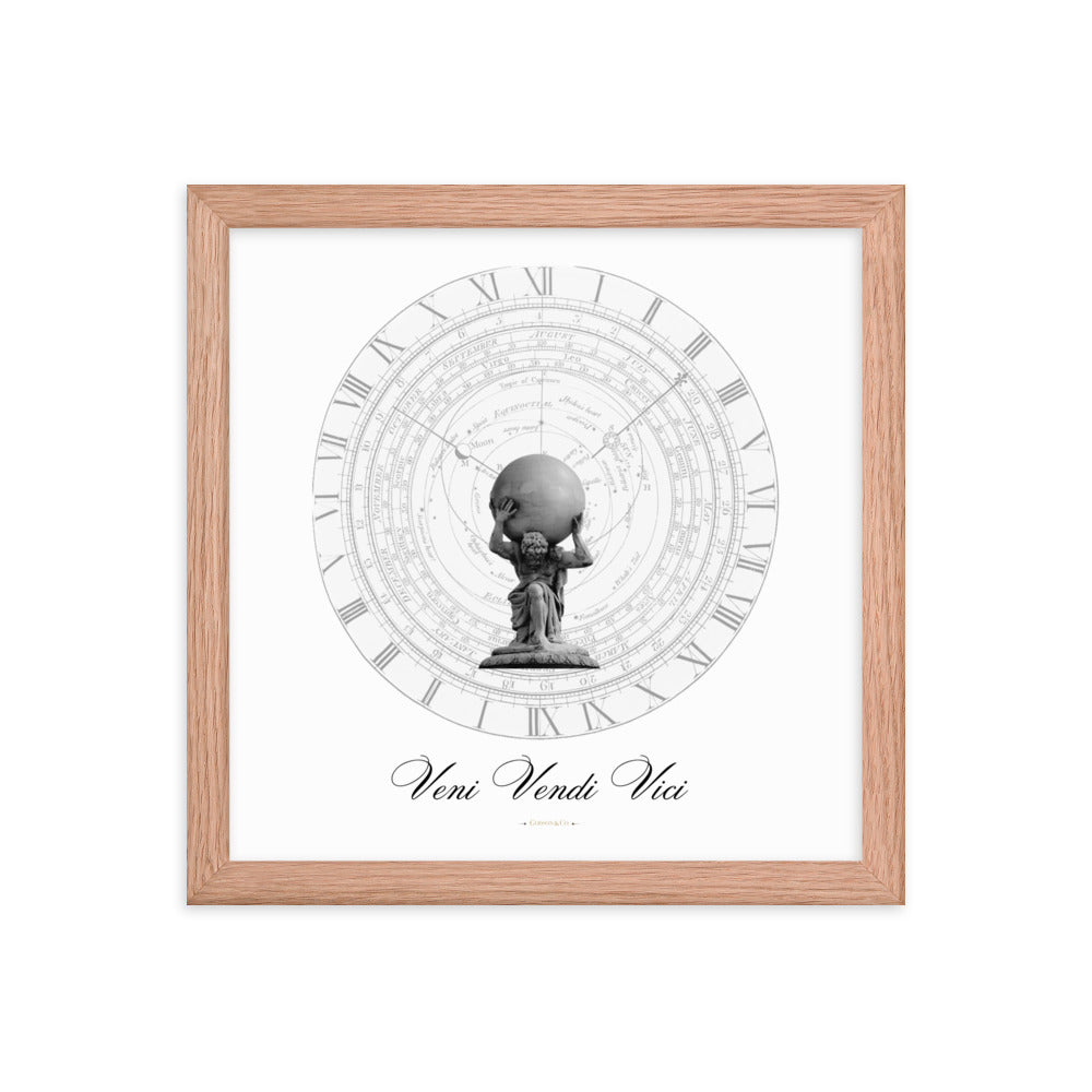 The World is Yours Premium Framed Poster