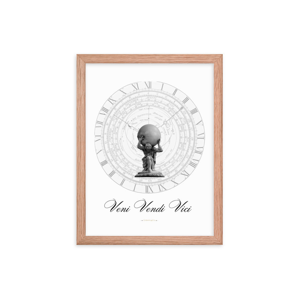 The World is Yours Premium Framed Poster
