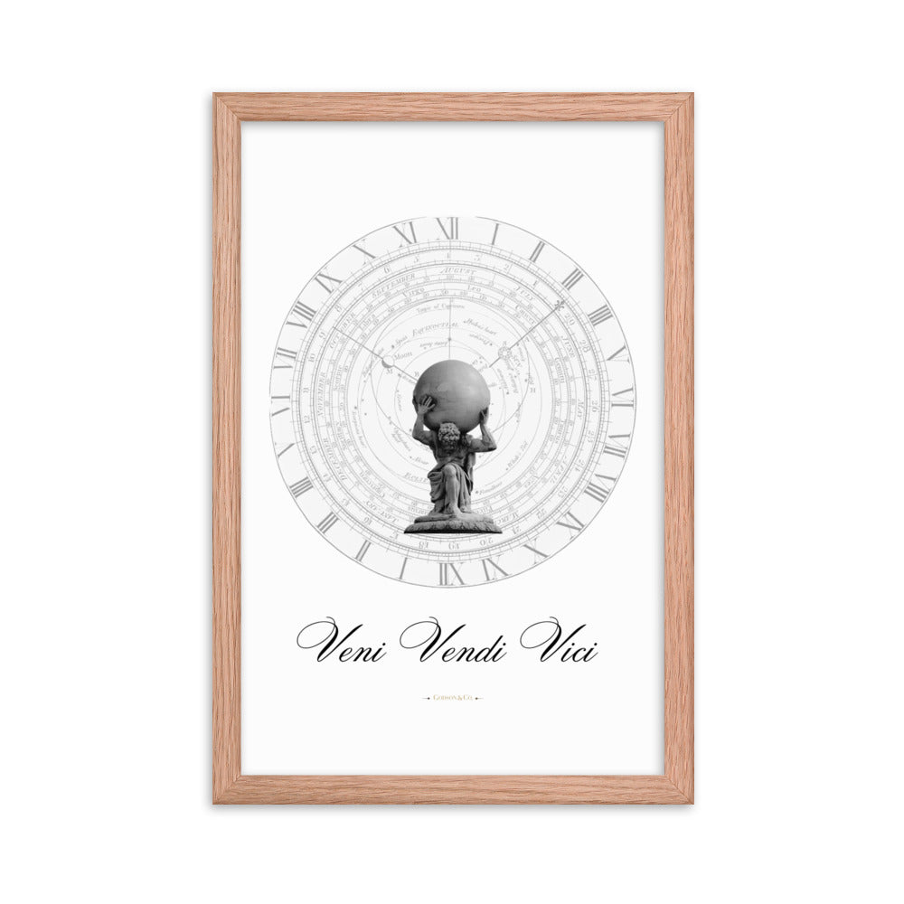 The World is Yours Premium Framed Poster