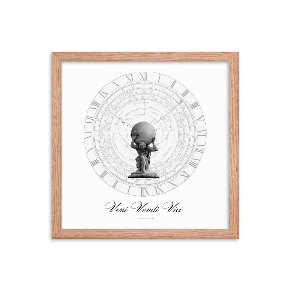 The World is Yours Premium Framed Poster