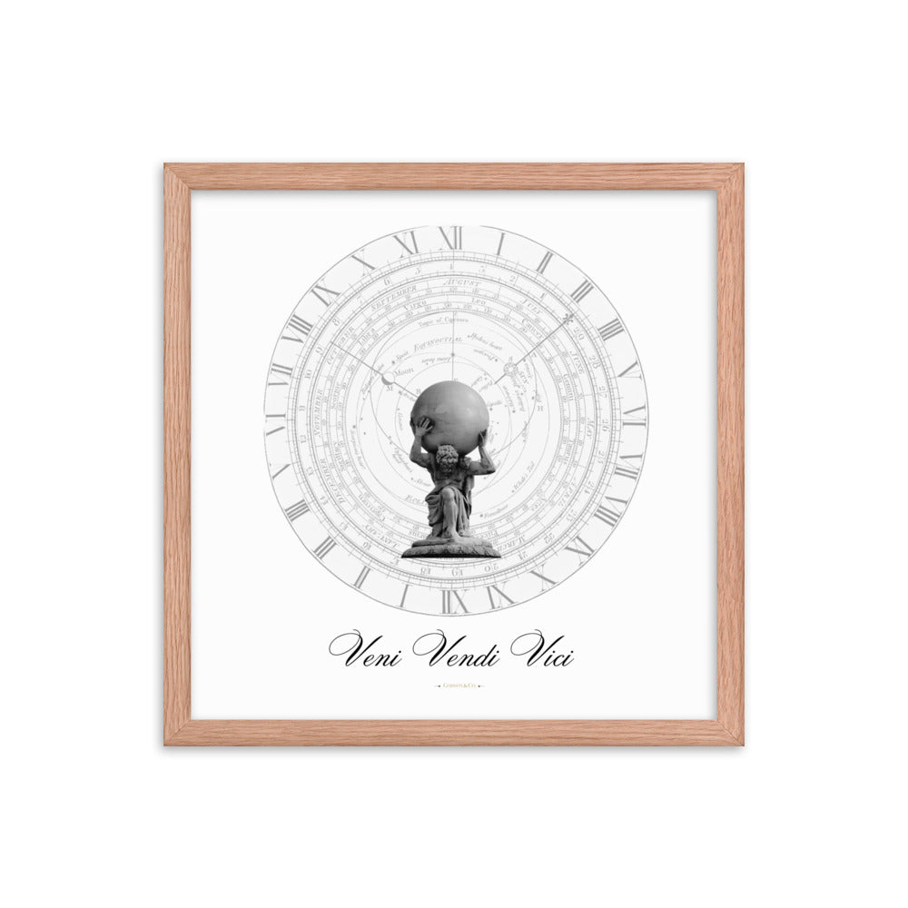 The World is Yours Premium Framed Poster