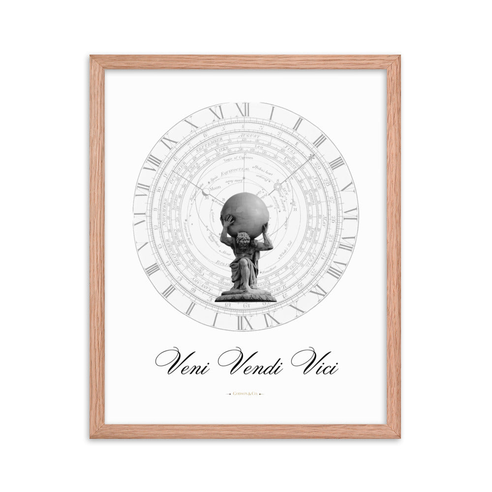 The World is Yours Premium Framed Poster