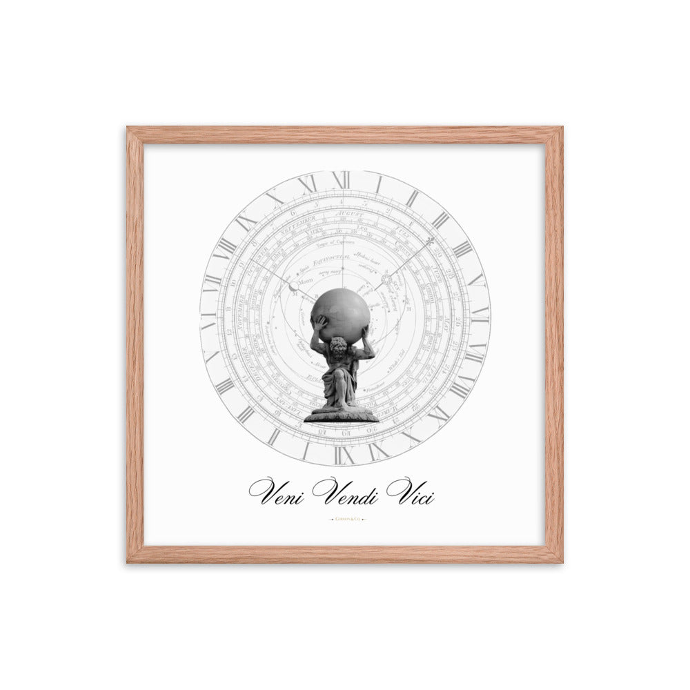 The World is Yours Premium Framed Poster