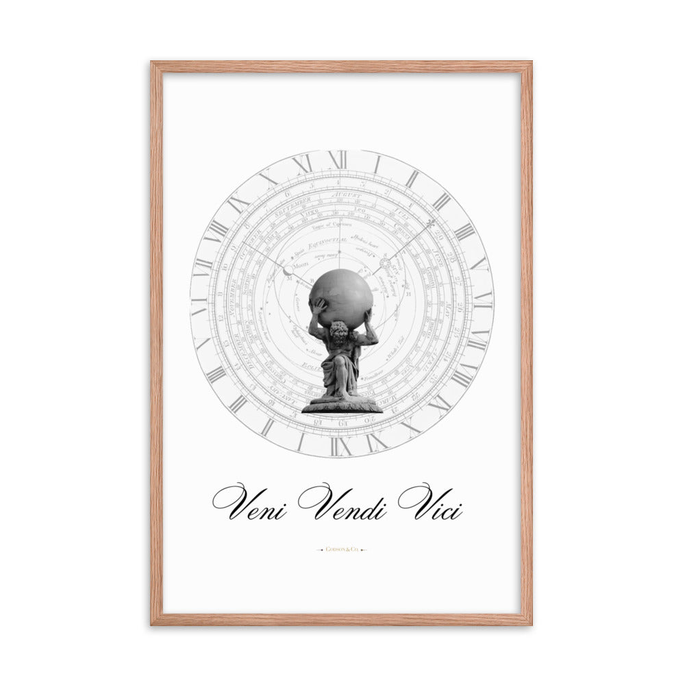 The World is Yours Premium Framed Poster