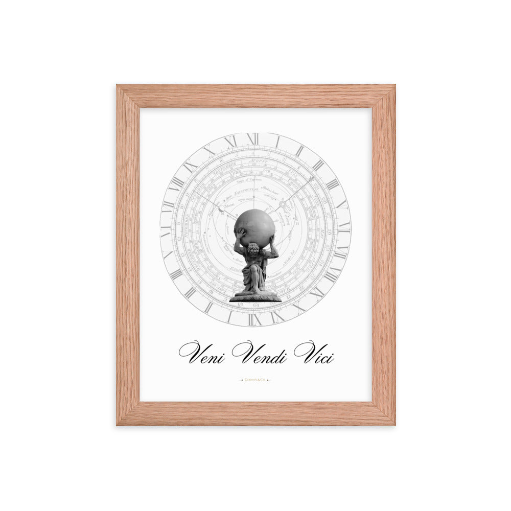 The World is Yours Premium Framed Poster