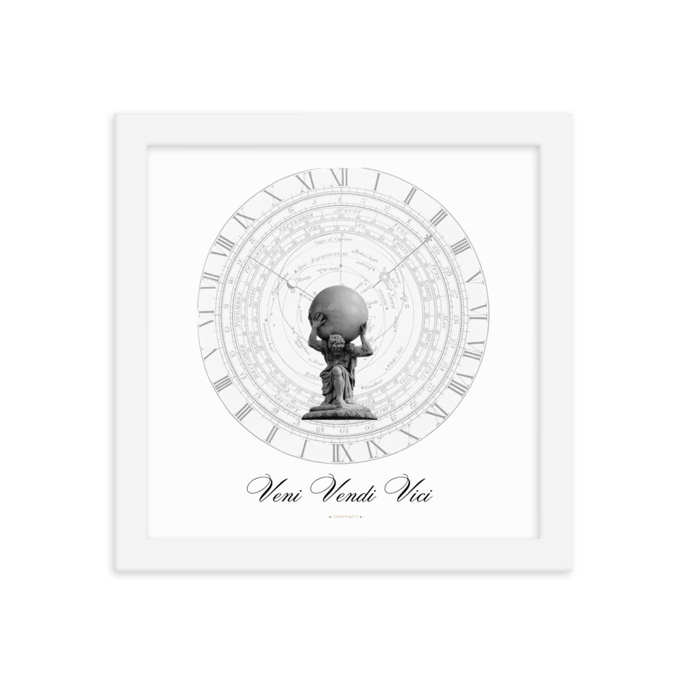 The World is Yours Premium Framed Poster