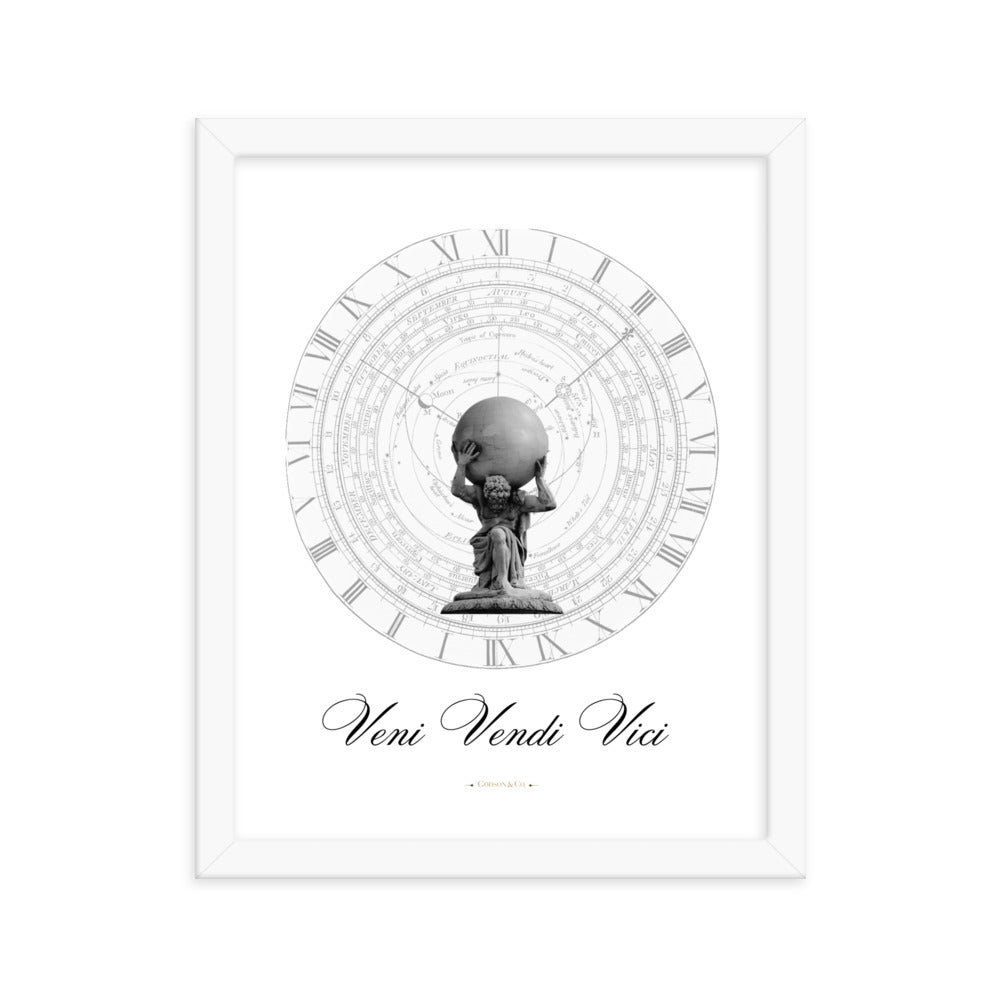 The World is Yours Premium Framed Poster