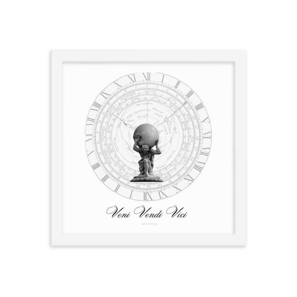 The World is Yours Premium Framed Poster