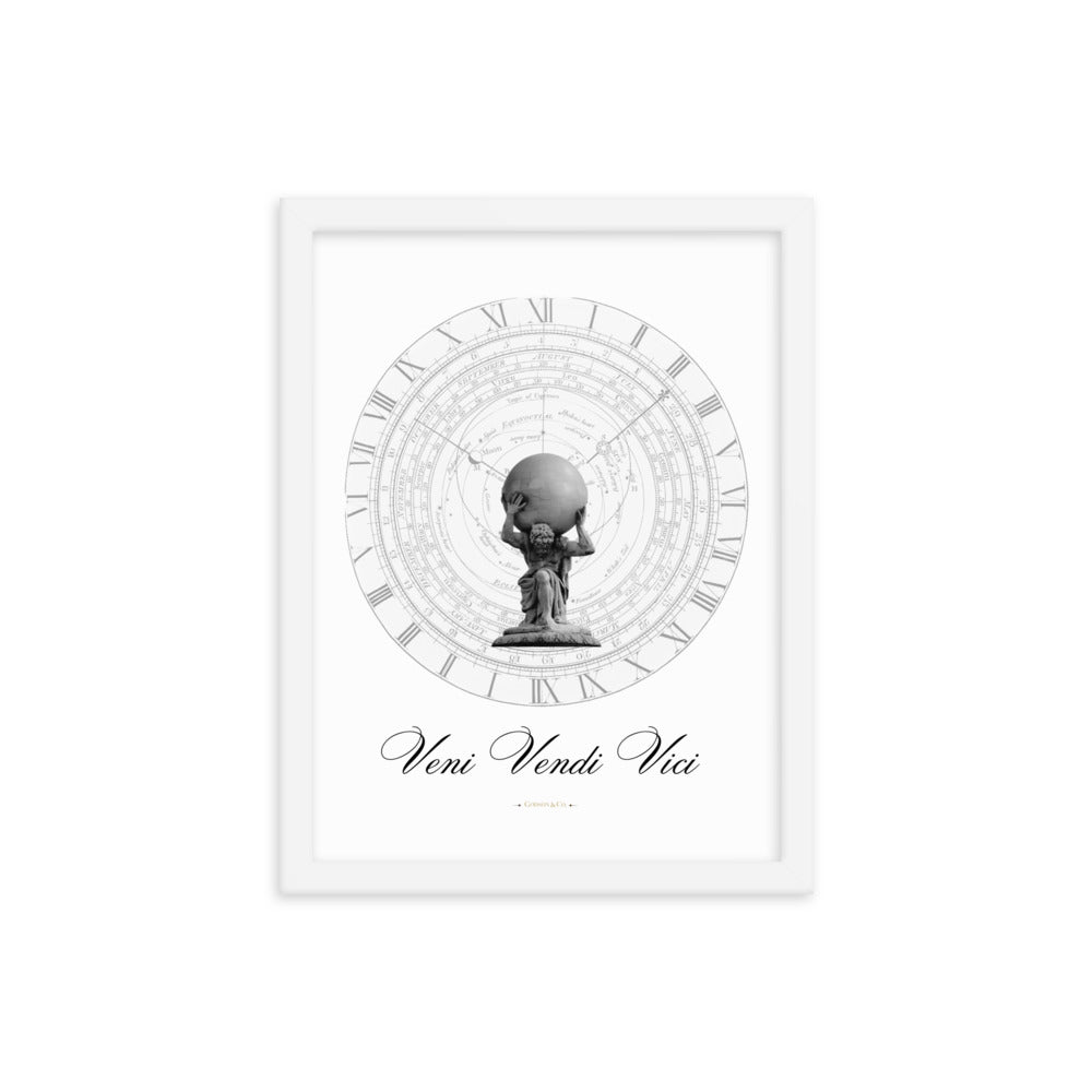 The World is Yours Premium Framed Poster