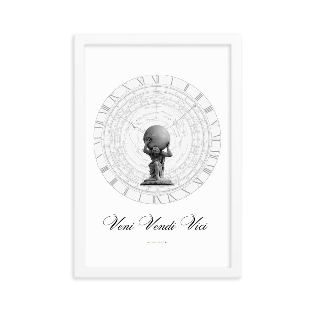 The World is Yours Premium Framed Poster