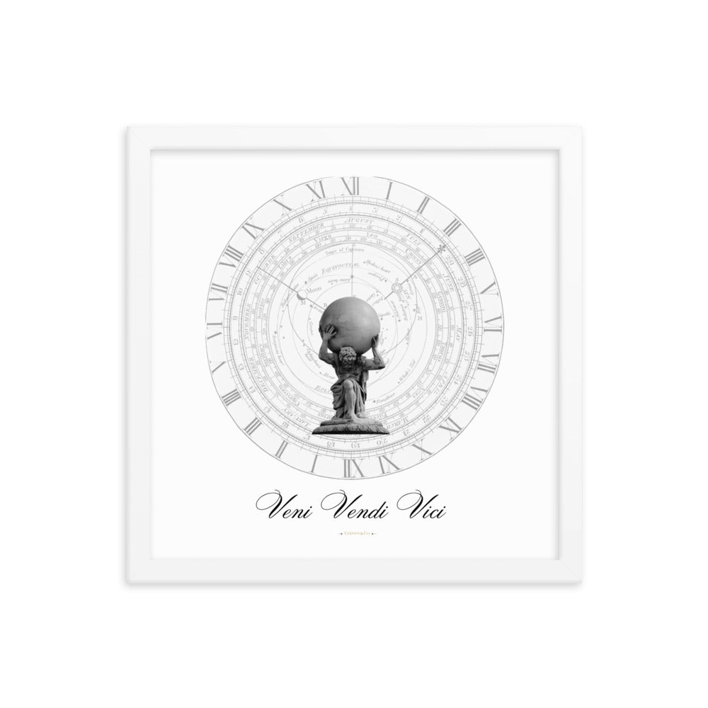The World is Yours Premium Framed Poster