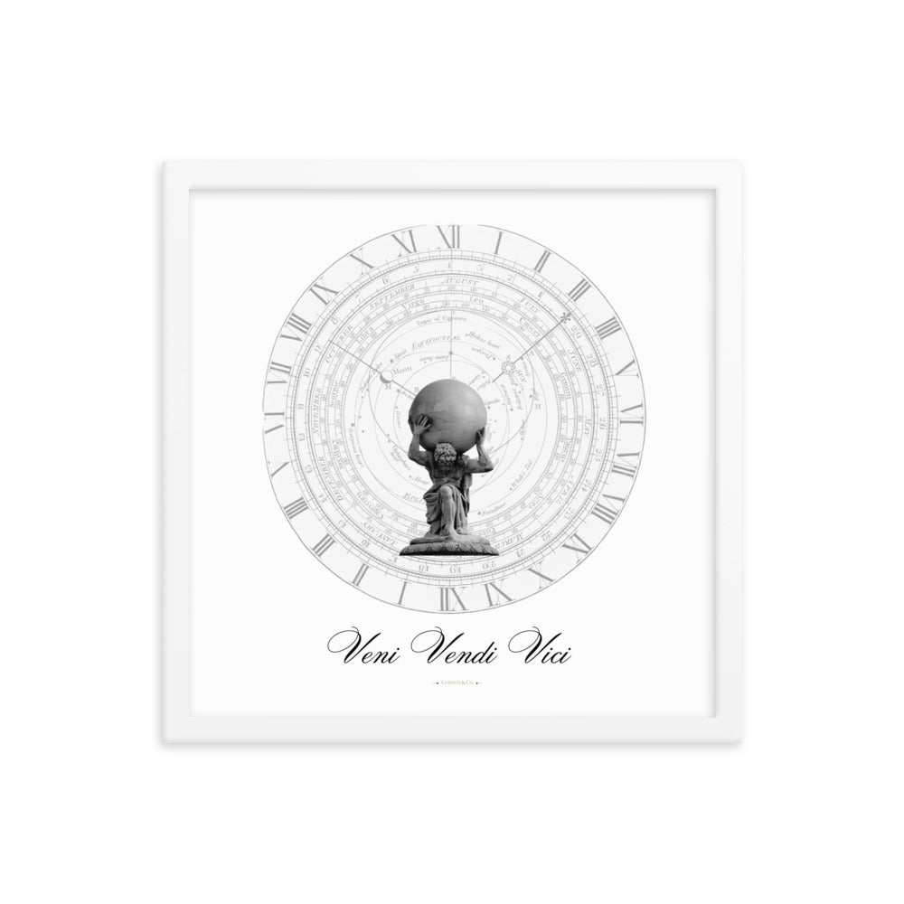 The World is Yours Premium Framed Poster