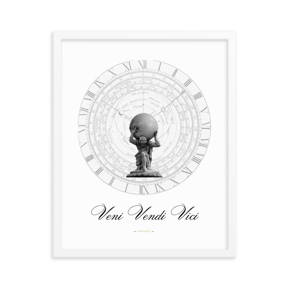 The World is Yours Premium Framed Poster