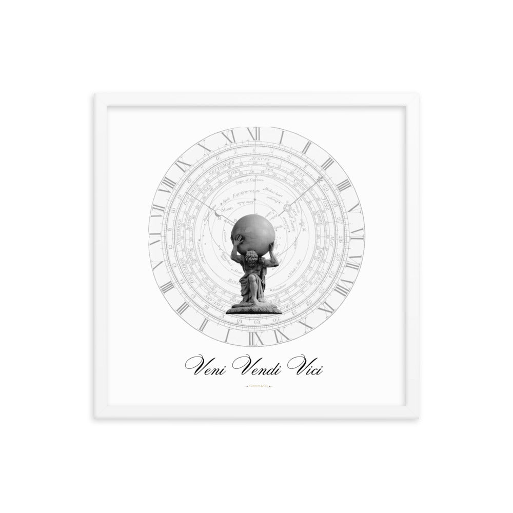 The World is Yours Premium Framed Poster