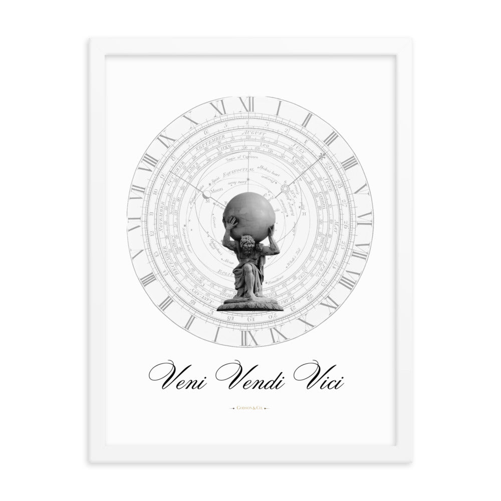 The World is Yours Premium Framed Poster