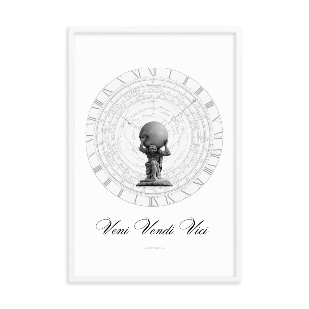 The World is Yours Premium Framed Poster