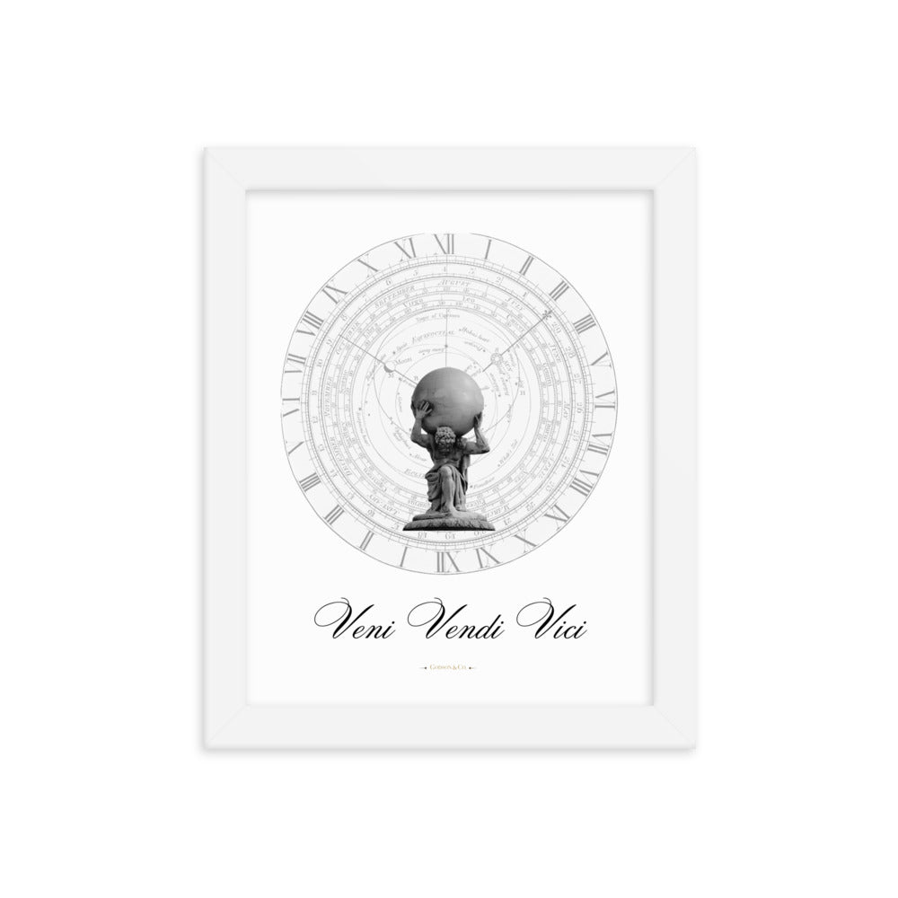 The World is Yours Premium Framed Poster