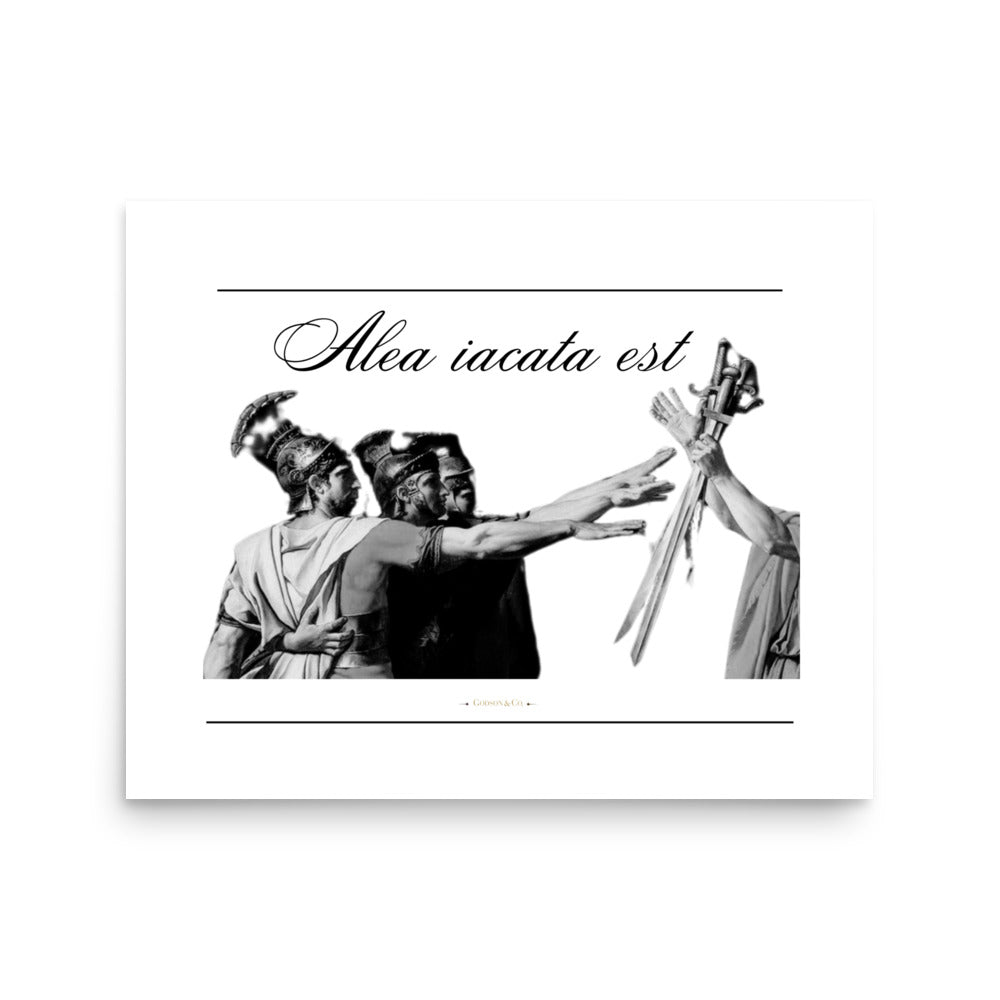 Alea iacata est Premium Matte Poster