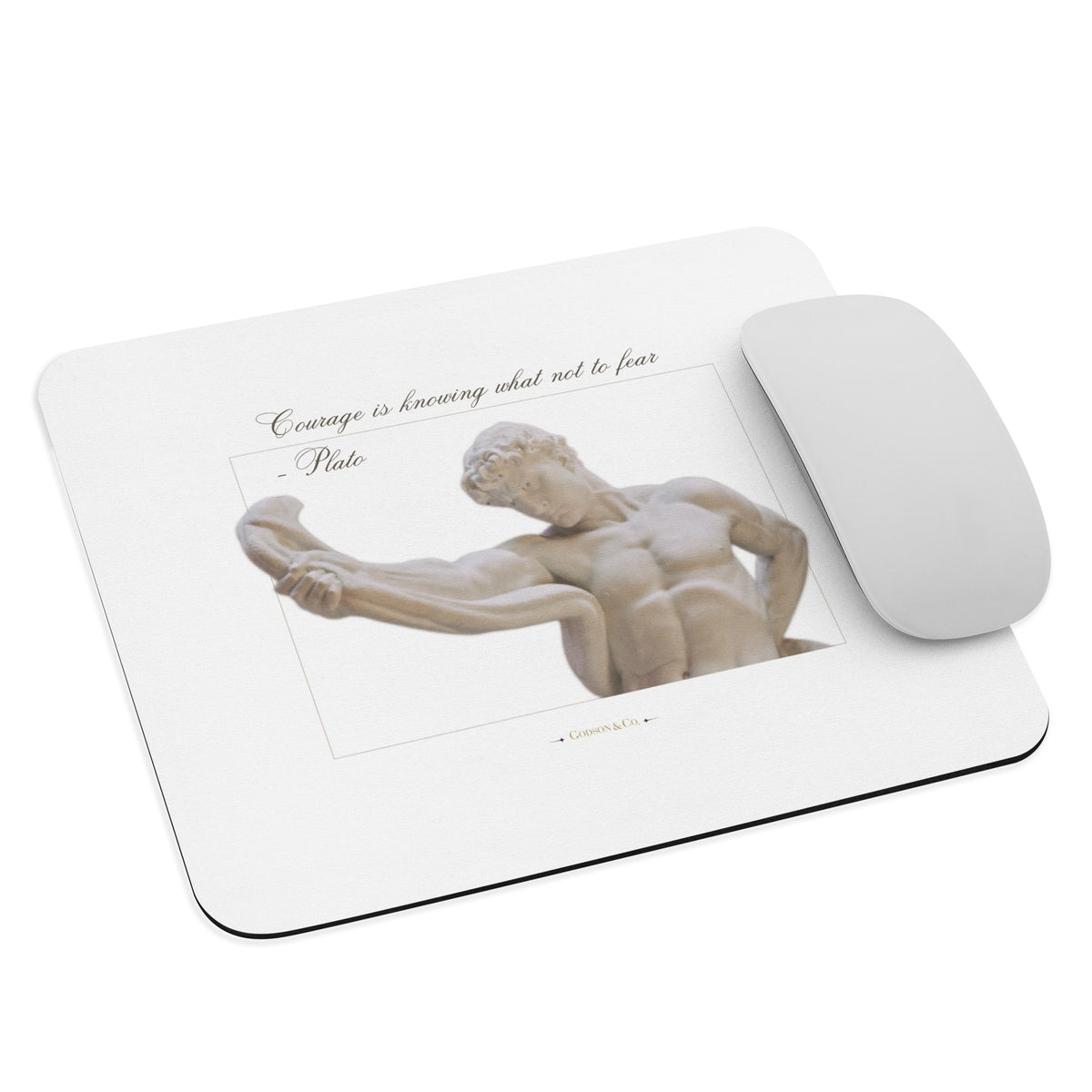 About Courage Sleek Mouse Pad