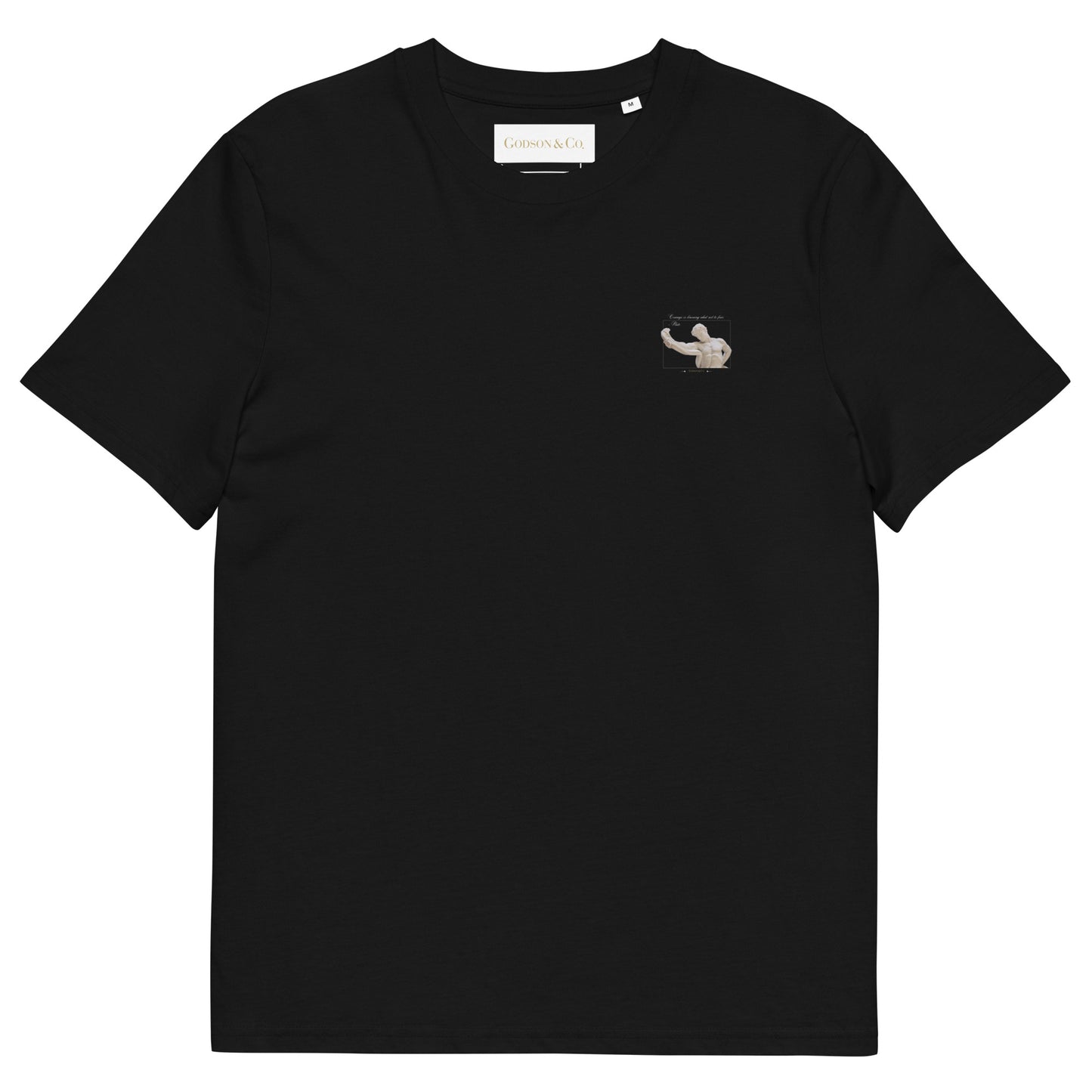 About Courage Organic Cotton Dark T-shirt