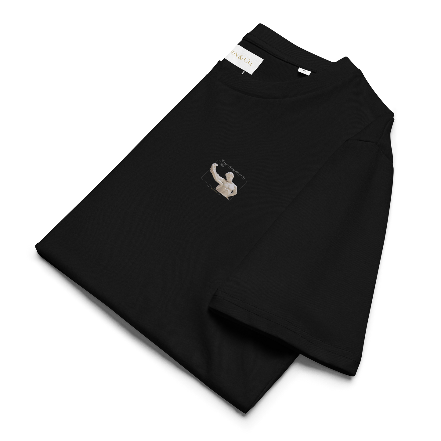 About Courage Organic Cotton Dark T-shirt