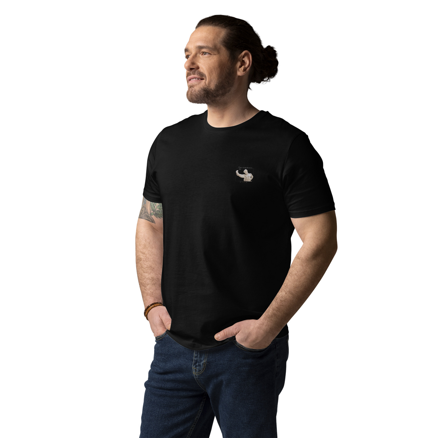 About Courage Organic Cotton Dark T-shirt