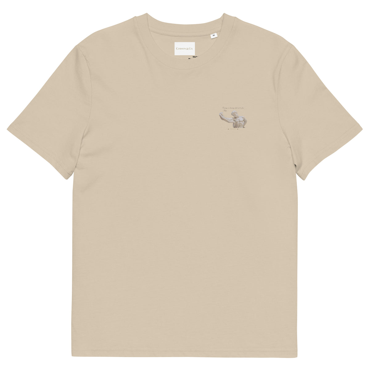 About Courage Organic Cotton Light T-shirt