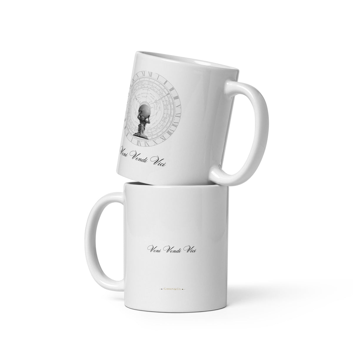 The World is Yours Mug in Glossy White