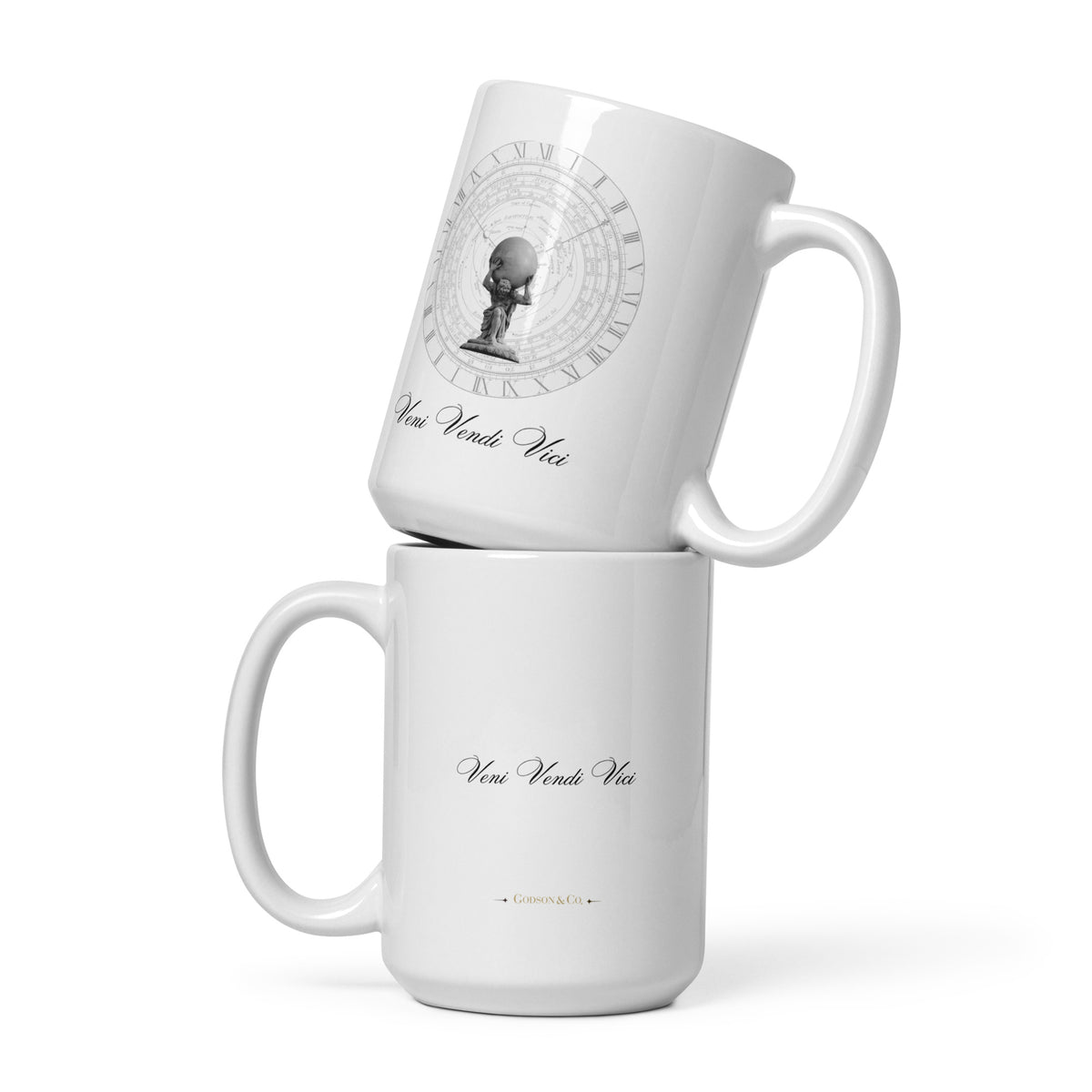 The World is Yours Mug in Glossy White